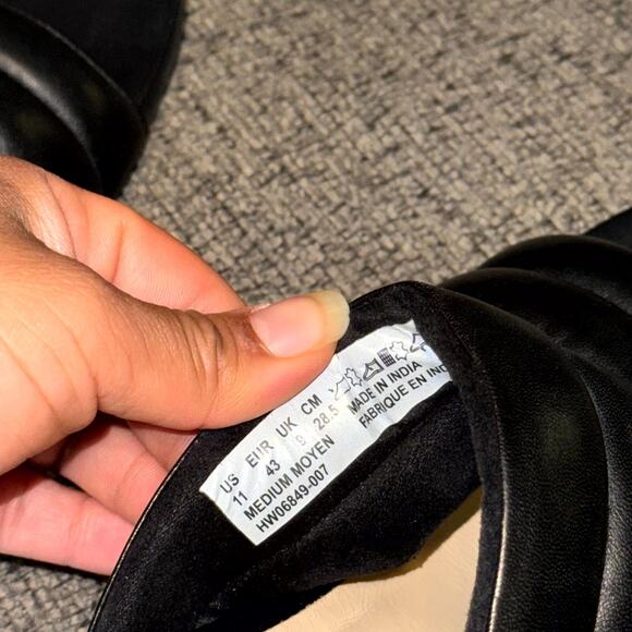 Hush Puppies Leila Slide Sandals Women's US 11 Black Square Toe HW06849-007 - Picture 6 of 6